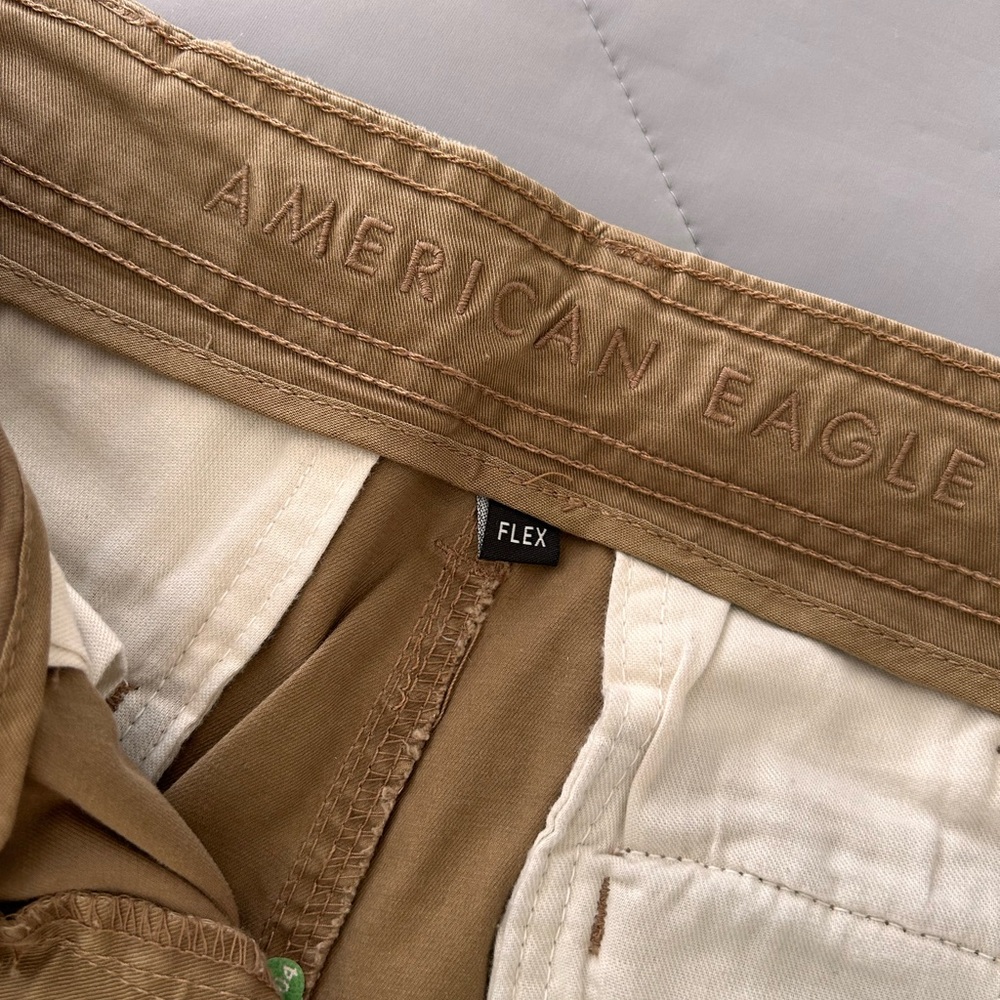 American Eagle Men's Cargo Pants - Tan - Picture 3 of 7